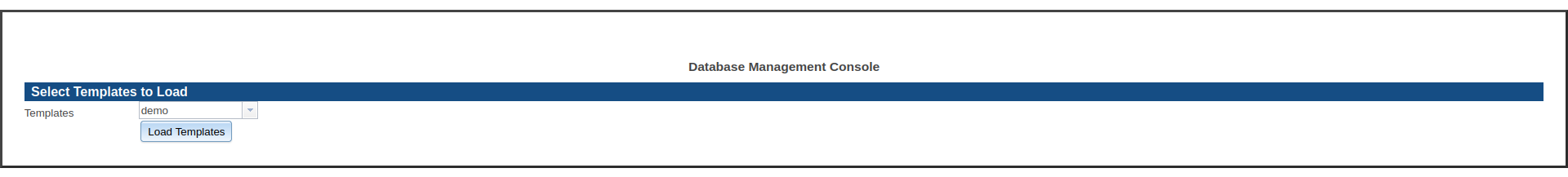 Selection of templates for printed documents (invoices, etc.)