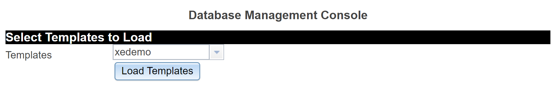 Selection of templates for printed documents (invoices, etc.)