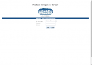 1.10 Admin interface login
