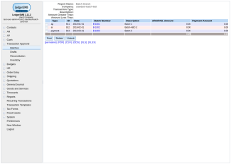 1.11 Batch post (approval)